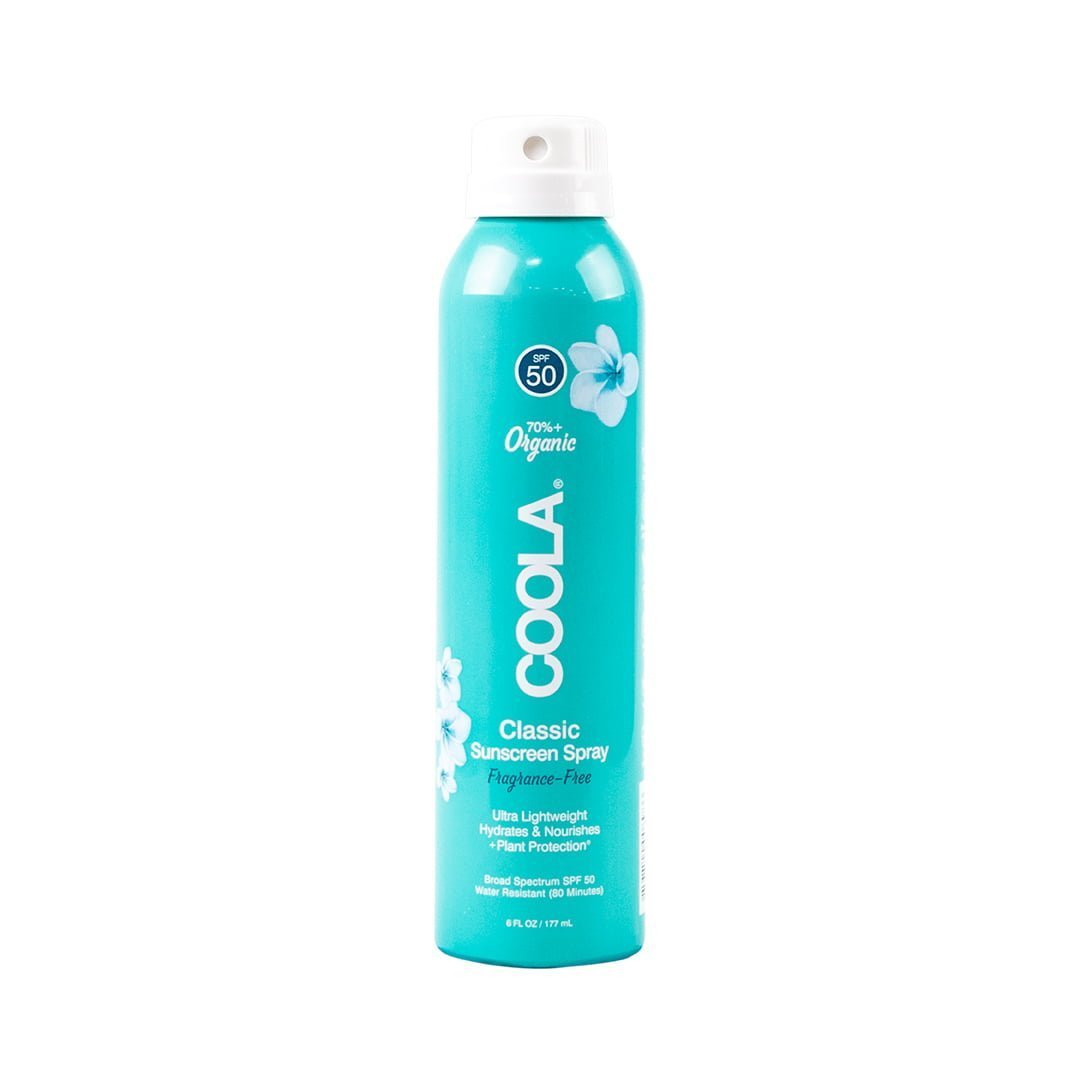 Classic Face & Body Organic Sunscreen Spray SPF 50 Fragrance Free